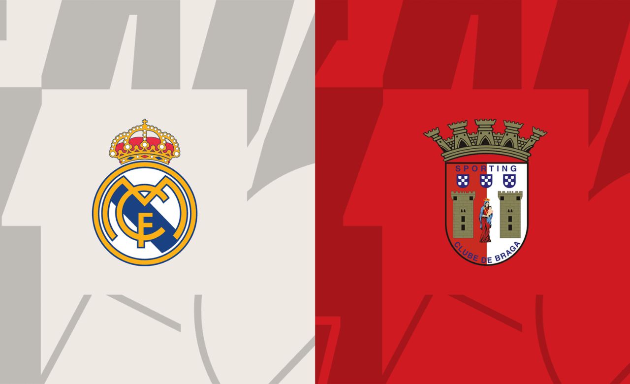 Real Madrid x Braga: Confira onde assistir jogo do Real Madrid e Braga ao  vivo; veja horário e escalação