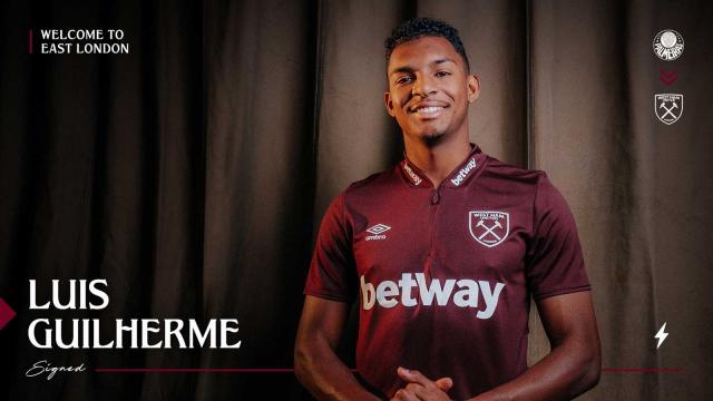 Luis Guilherme, do Palmeiras, é novo destaque do West Ham (Foto: Divulgação