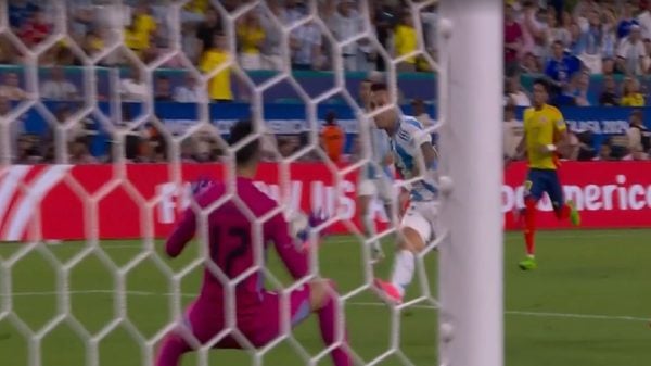Com virada sensacional Argentina vence Colômbia e é campeã (Foto: Reprodução/Globo)