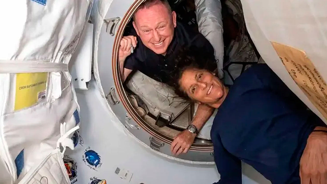 Butch Wilmore e Suni Williams, astronautas da NASA, estão no espaço ainda sem data de volta