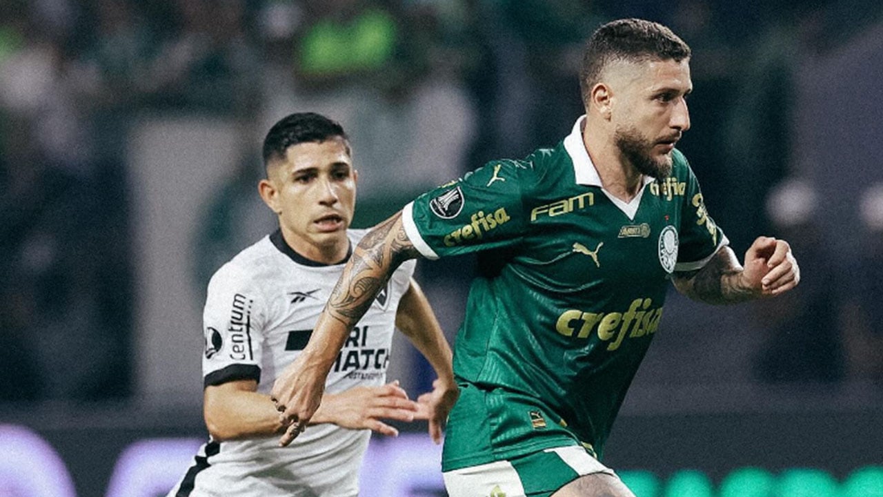 Palmeiras lutou até o final em duelo épico contra o Botafogo pela Libertadores