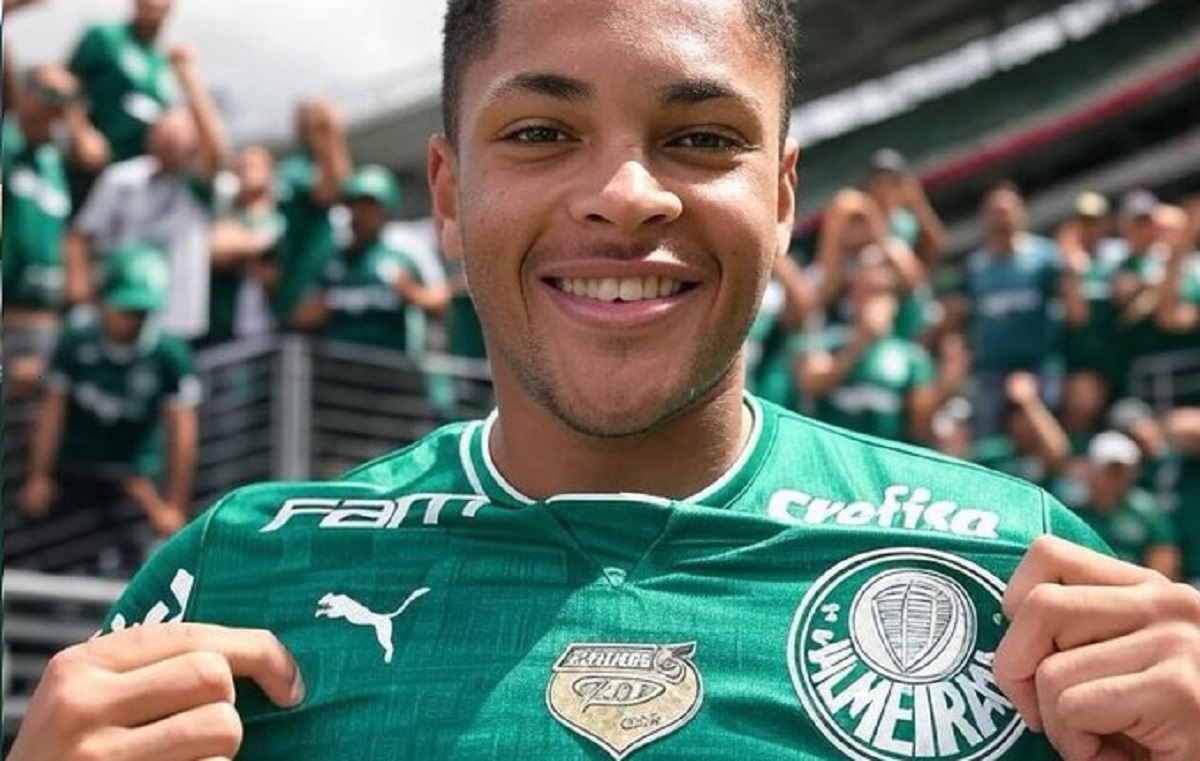 Vitor Roque está muito próximo do Palmeiras (Foto: Reprodução)